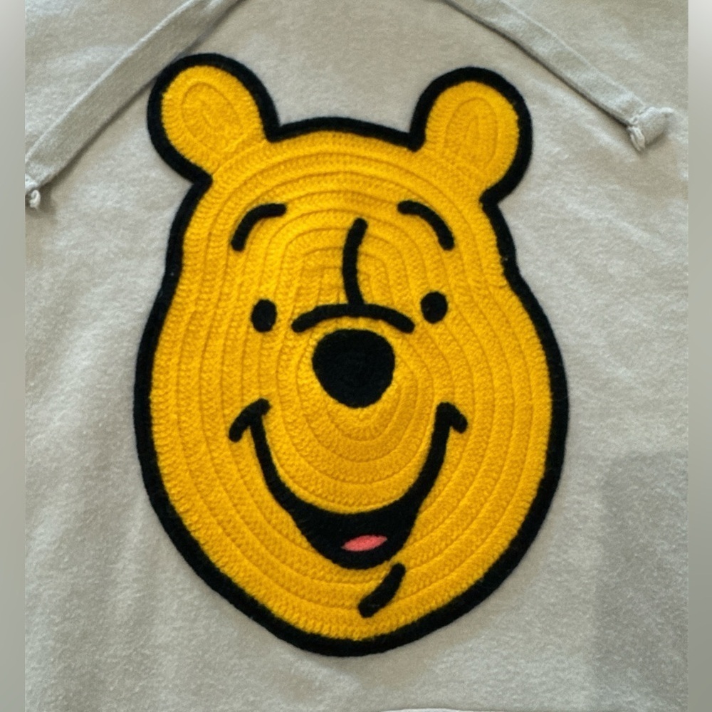 Disney Winnie The Pooh Women's Soft Long Sleeve Hoodie Embroidered, Small - Picture 3 of 8